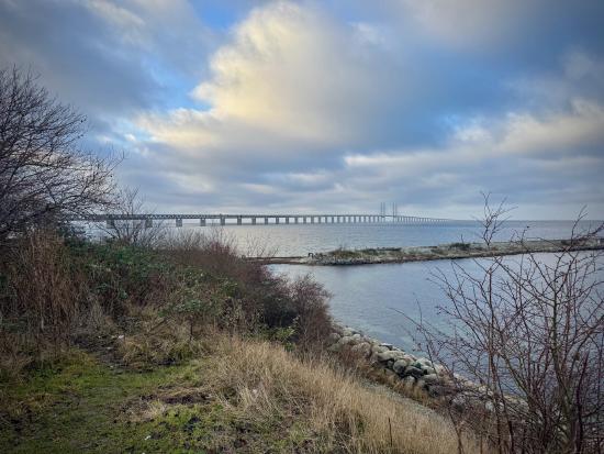 Öresundbrücke, von schwedischer Seite aus