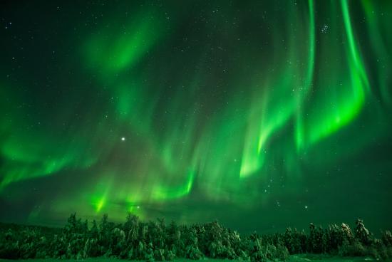 Polarlicht, nach ca. 30 min – Sony Alpha 7S II, 20 mm, f1.4, 3,2 sec., ISO 640
