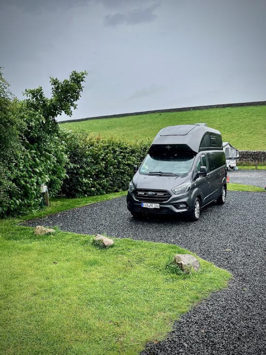 Campingplatz „Herdingsfarm“, Haltwhistle, England