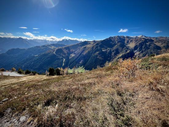 Blick vom Melchboden in das Tal