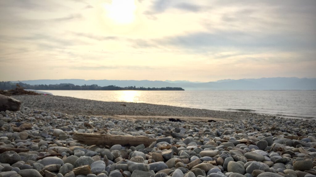 Kiesstrand am Bodensee